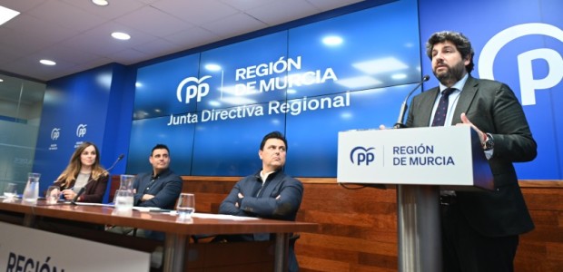 Segado: “Frente al caos y la división del PSOE, la Región de Murcia sigue creciendo y avanzando de la mano del Partido Popular”