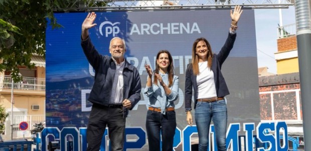 González Pons y Miriam Guardiola defienden en Archena “el cambio que necesita España, que solo puede llegar de la mano de Feijóo”